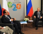 Путин побудил Олланда уменьшить риски в отношениях между Францией и Россией